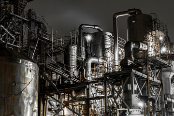 工場のメタリックなパイプライン【神奈川県・川崎市】
Metallic pipeline in the factory