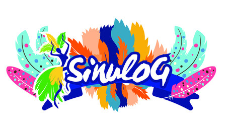 Colorful Cebu Sinulog Festival Sign