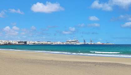 Fototapeta na wymiar Playa Blanca, Fuerteventura, Islas Canarias