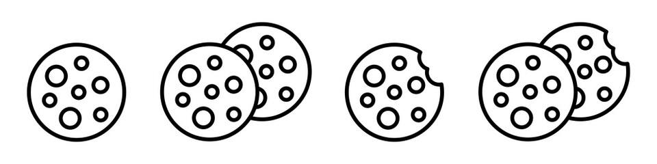 Biscuit icon. Cookies icon, vector illustration