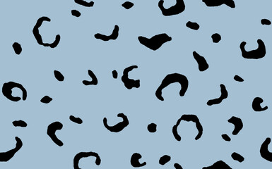 Abstract modern leopard seamless pattern. Animals trendy background. Color decorative vector stock illustration for print, card, postcard, fabric, textile. Modern ornament of stylized skin