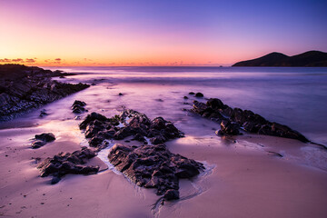 Forster One Mile rock sand to east dark