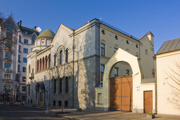 Fototapeta na wymiar Kovalevsky's mansion in Kyiv, Ukraine