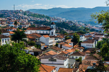 A cidade de Mariana, Minas Gerais, Brasil - obrazy, fototapety, plakaty