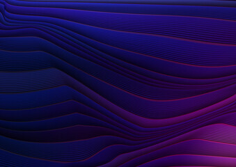 Fototapeta na wymiar Vector abstract minimal element of geometric, wave flow or curve shape pattern, dynamic fluid - liquid shape on gradient color background. Illustration modern graphic design. Layout for poster, banner
