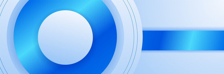 Abstract blue banner. Designed for background, wallpaper, poster, brochure, card, web, presentation, social media, ads. Vector illustration design template.