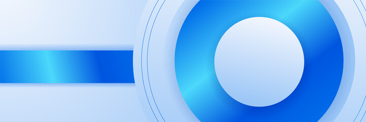 Abstract blue banner. Designed for background, wallpaper, poster, brochure, card, web, presentation, social media, ads. Vector illustration design template.