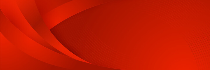 Abstract red banner. Designed for background, wallpaper, poster, brochure, card, web, presentation, social media, ads. Vector illustration design template.