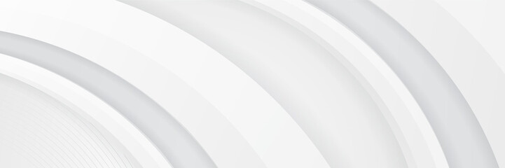 Abstract white banner. Designed for background, wallpaper, poster, brochure, card, web, presentation, social media, ads. Vector illustration design template.