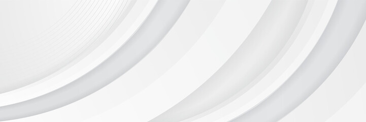 Abstract white banner. Designed for background, wallpaper, poster, brochure, card, web, presentation, social media, ads. Vector illustration design template.