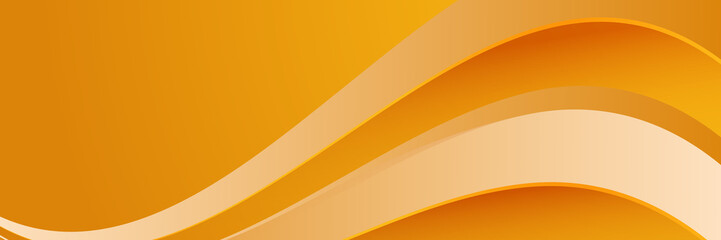 Abstract orange and yellow banner. Designed for background, wallpaper, poster, brochure, card, web, presentation, social media, ads. Vector illustration design template.