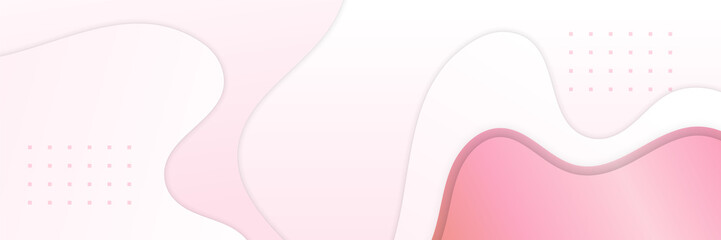 Abstract pink banner. Designed for background, wallpaper, poster, brochure, card, web, presentation, social media, ads. Vector illustration design template.