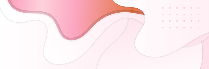 Abstract pink banner. Designed for background, wallpaper, poster, brochure, card, web, presentation, social media, ads. Vector illustration design template.