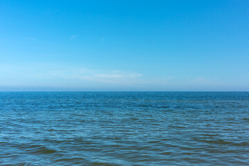 Beautiful Baltic Sea landscape in Poland