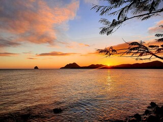 Coucher de soleil caribéen 