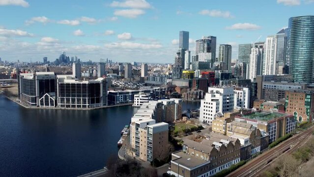 Millwall Outer Dock, Isle of dogs, London