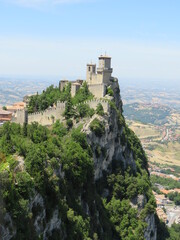 Fototapeta na wymiar Prima Torre, Guaita, San Marino, Europa
