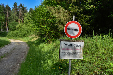 Döllersheim, Verkehrszeichen, Stange, Truppenübungsplatz, Allensteig, Fahrverbot, allgemein,...