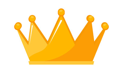 Obraz premium Golden Royal Crown. Vector illustration