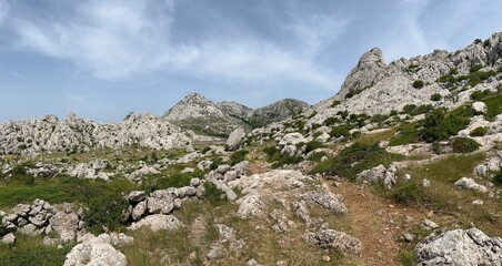 Tulove grede - beautiful part of Velebit mountain in Croatia