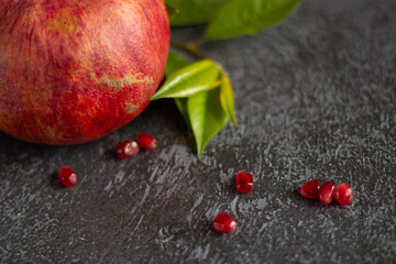 red apples on a wooden background