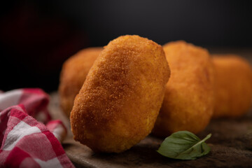 Delicious home made rice balls from Sicily, A sicilian Arancine