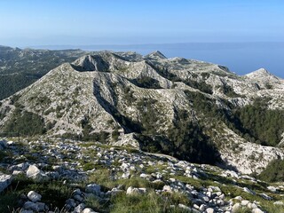 Sveti Jure - highest peak of Biokovo mountain in Croatia
