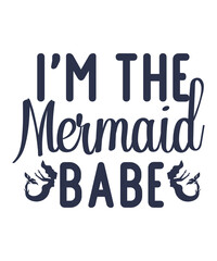 Birthday Mermaid svg, Mermaid Tail svg, Mermaid girl svg, Mermaid Party Tshirt, Little Mermaid SVG, Ariel svg, Mermaid svg, 