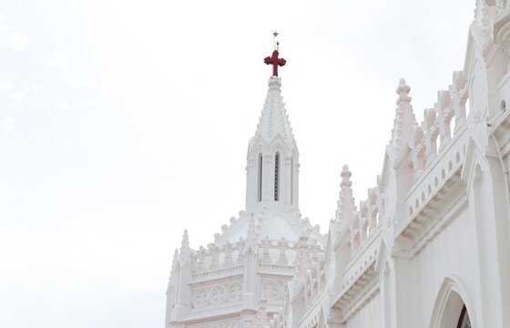 A wonderful view of Velankanni Church.