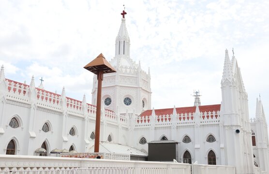 A wonderful view of Velankanni Church.