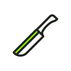 illustration of flat line icon and green color. for websites, applications, businesses and others.
