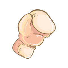 white boxing glove