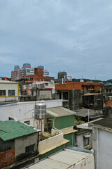 houses under sky in city