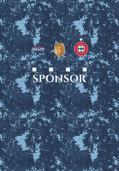 Obraz premium Soccer jersey design for sublimation 