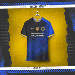 Soccer jersey design for sublimation, sport t shirt design