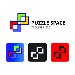 Obraz premium simple initial logo for business and others.