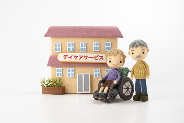 あみぐるみ人形　介護イメージ