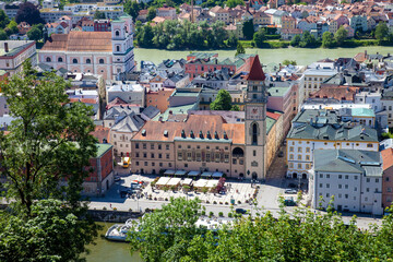 Fototapeta na wymiar Blick auf Passau 