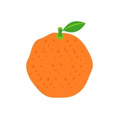 フラットでシンプルなオレンジ