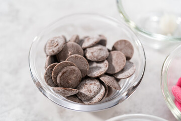 Chocolate strawberry cupcakes