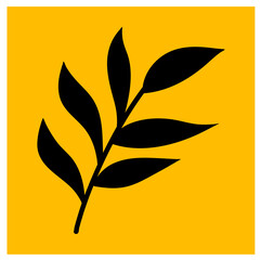 Leaves Plant in Rectangle Shape
