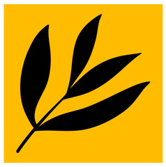 Leaves Plant in Rectangle Shape
