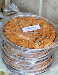 Sbrisolona typical Mantuan almond cake