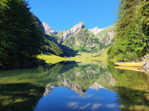 lake in the mountains