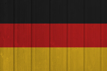 World countries. Wooden background in colors of flag. Germany