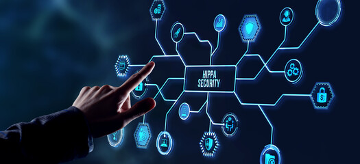 Internet, business, Technology and network concept. Cyber security data protection business...