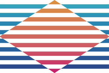 Obraz premium Abstract geometrical patterned colourful vector background