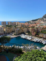 The Port Fontvieille is also known as Port of Fontvieille or Le Port de Fontvieille and it is situated in Monaco, which is situated on the Cote d'Azur, on the French Riviera.