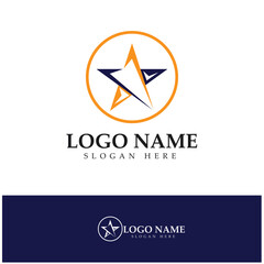 Star logo design illustration vector with modern concept 