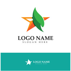 Star logo design illustration vector with modern concept 